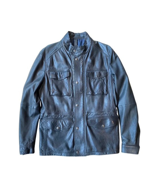 Massimo Dutti Sheepskin Leather Jacket