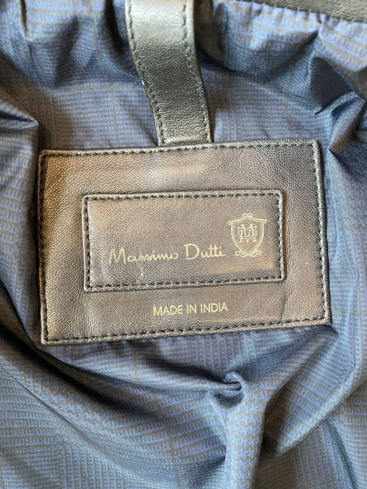 Massimo Dutti Sheepskin Leather Jacket
