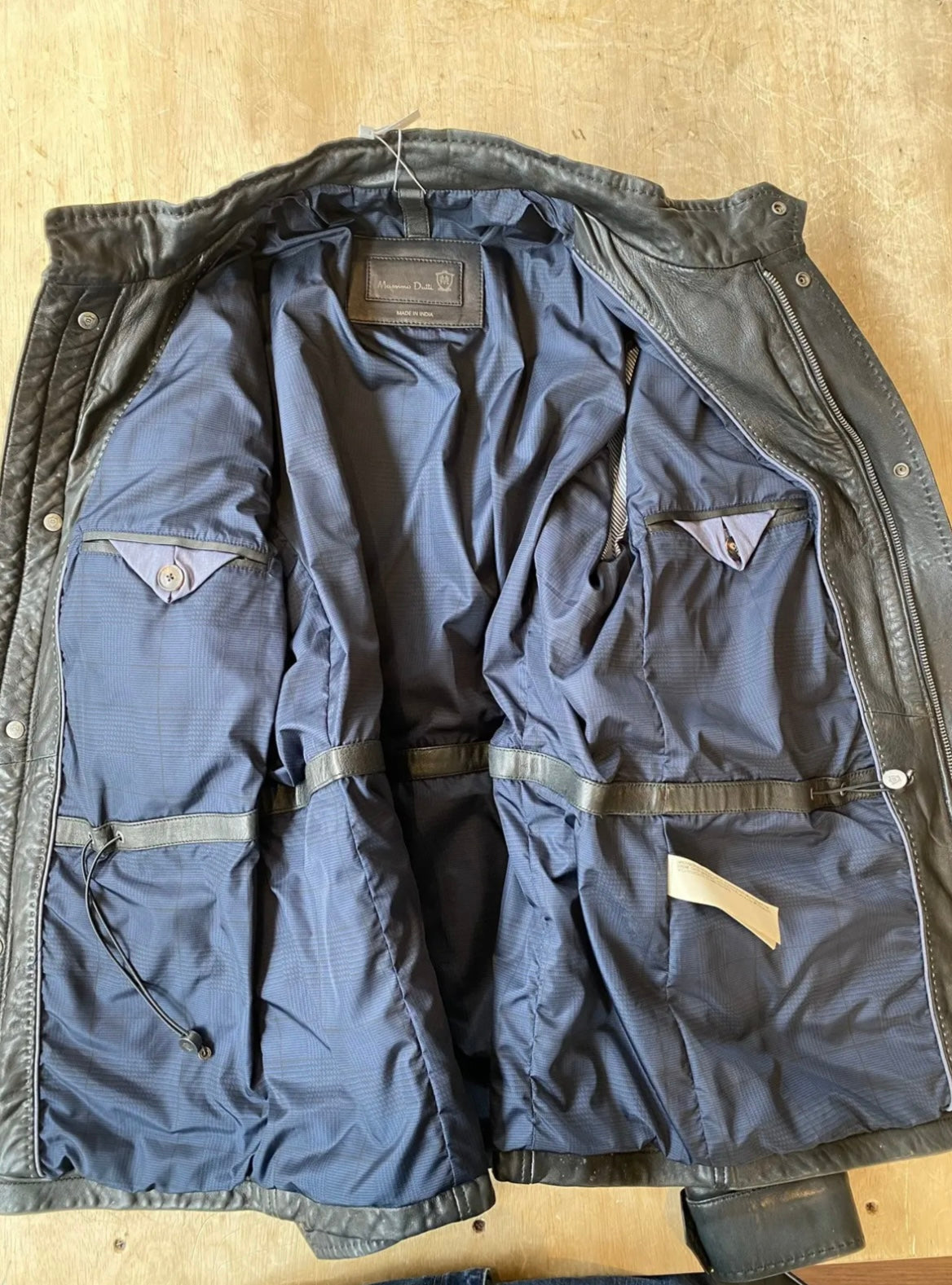 Massimo Dutti Sheepskin Leather Jacket