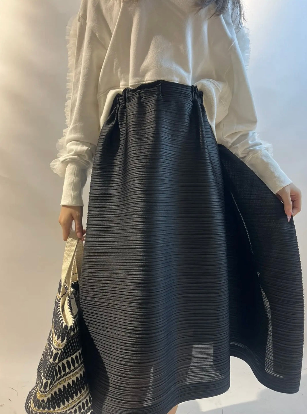 Pleats Please Issey Miyake Motion Skirt