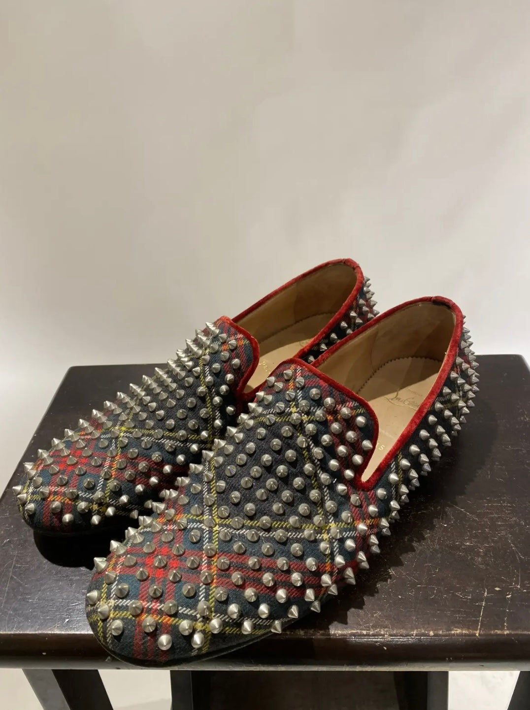 Christian Louboutin Rollerboy Spike Loafers
