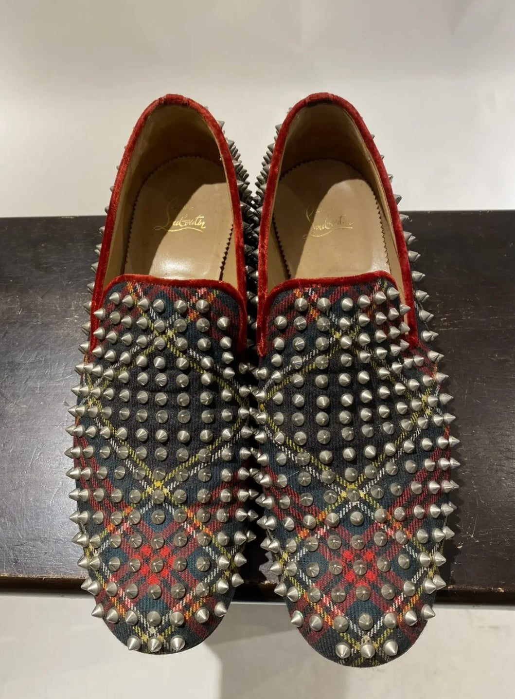 Christian Louboutin Rollerboy Spike Loafers