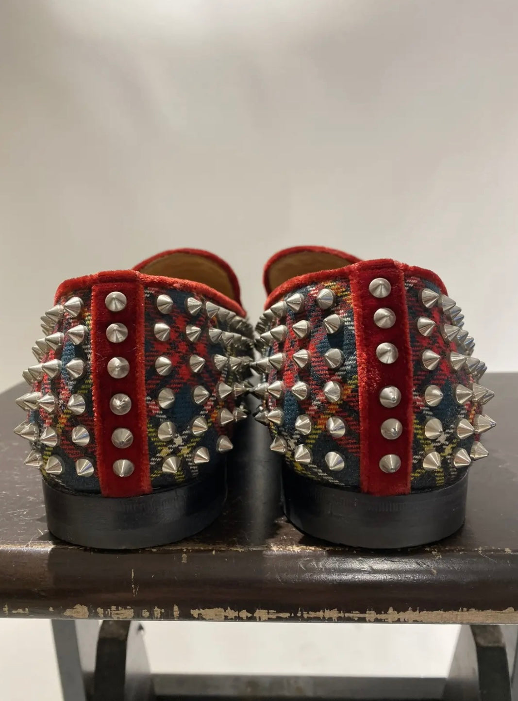Christian Louboutin Rollerboy Spike Loafers