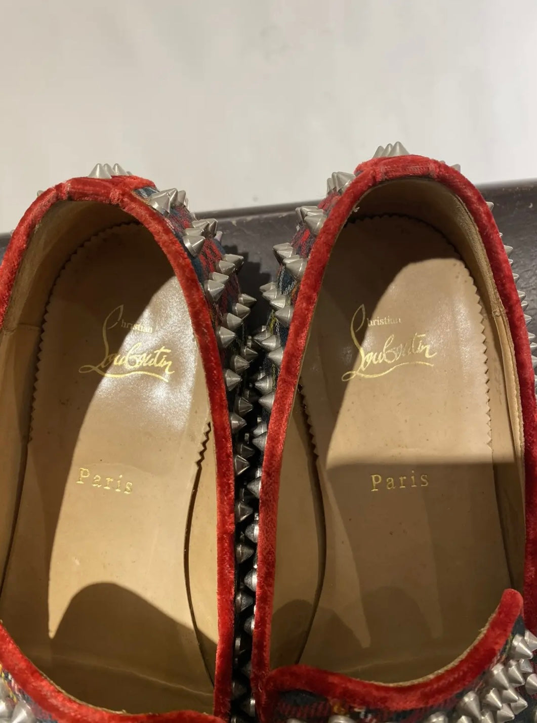 Christian Louboutin Rollerboy Spike Loafers