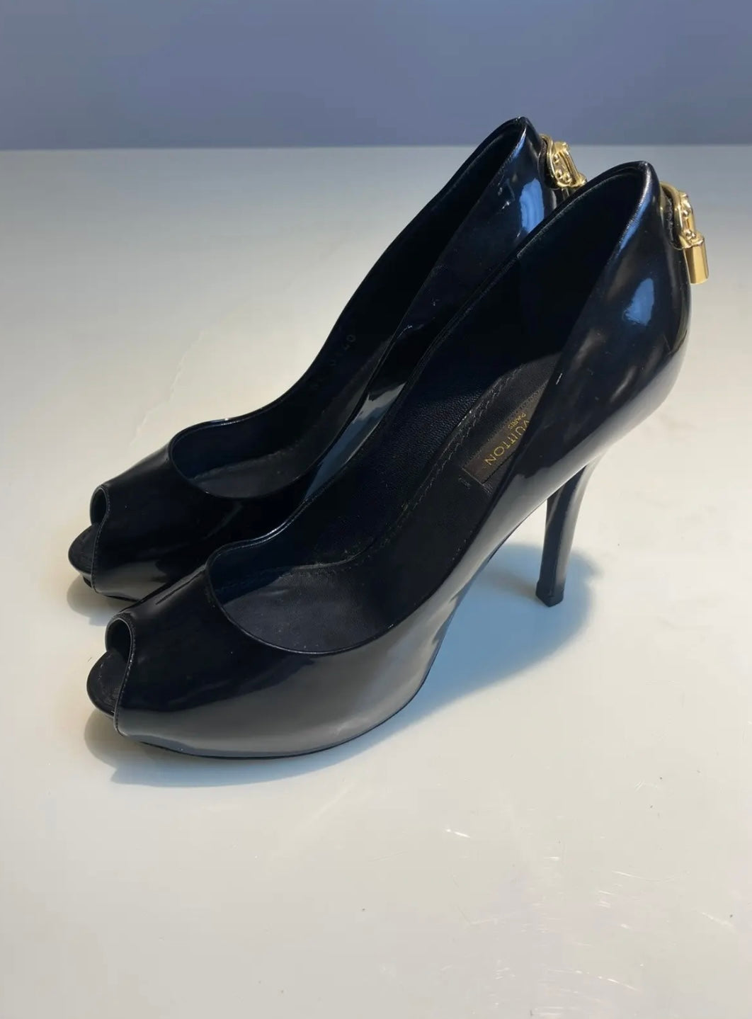 Louis Vuitton Oh Really! Platform Peep Toe Heels