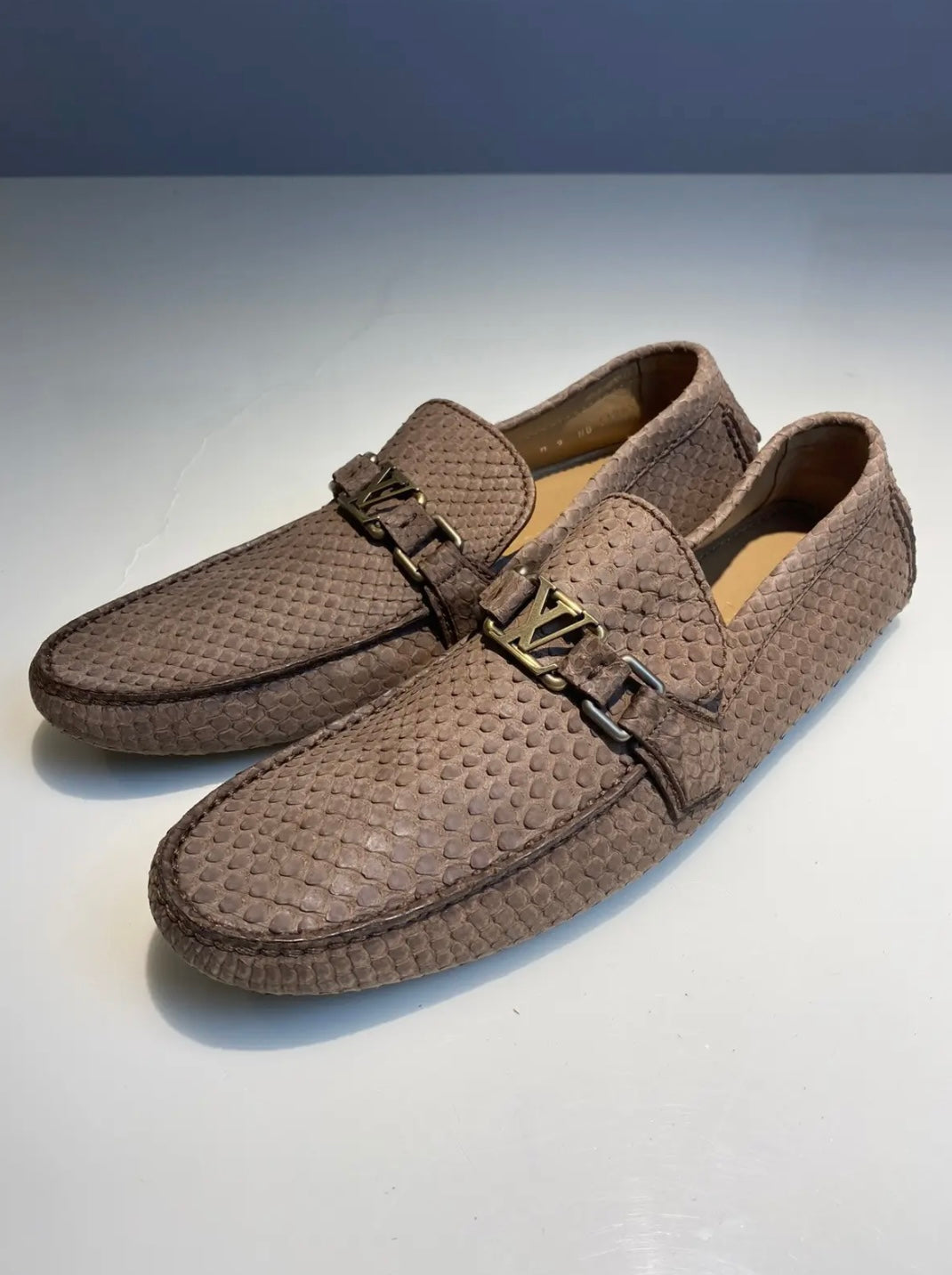 Louis Vuitton Python Monte Carlo Loafers