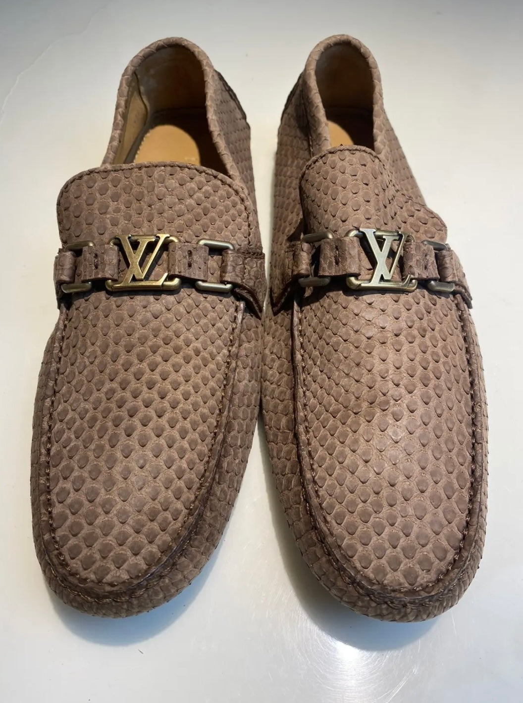 Louis Vuitton Python Monte Carlo Loafers