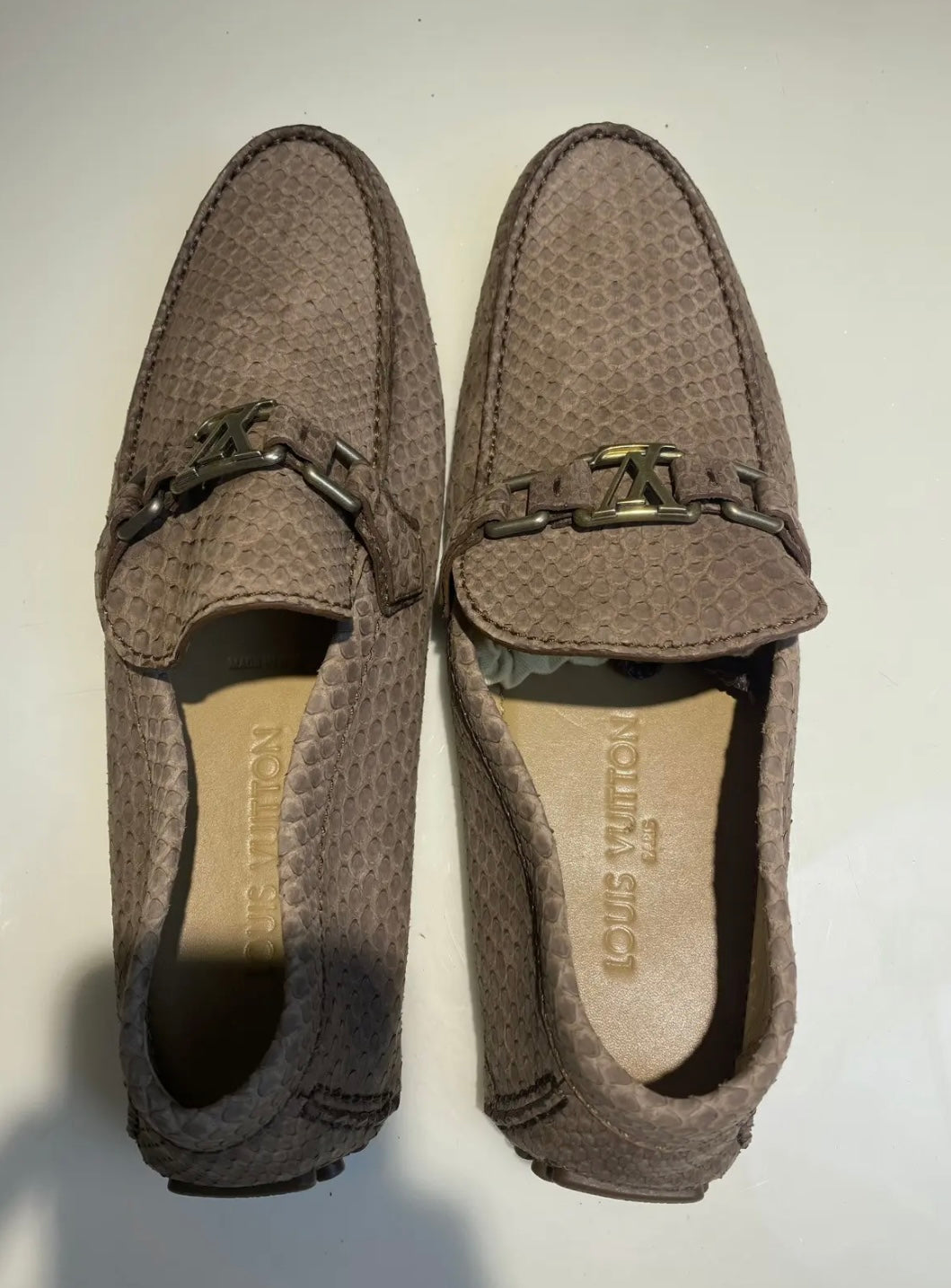Louis Vuitton Python Monte Carlo Loafers
