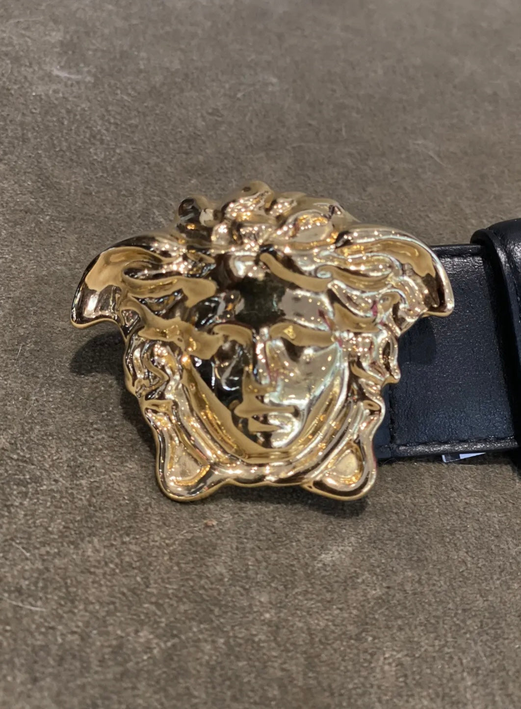 Versace La Medusa Greco Buckle Belt