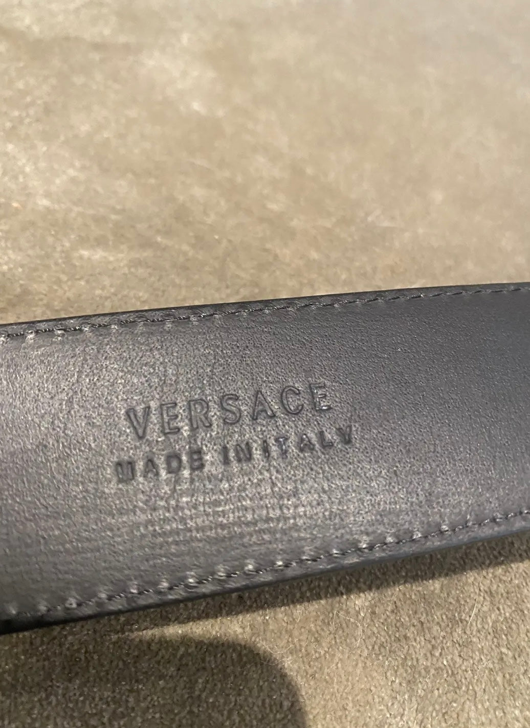 Versace La Medusa Greco Buckle Belt